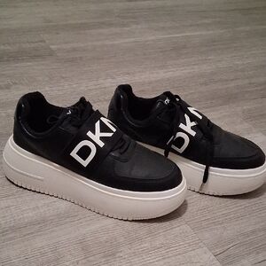 DKNY Monochrome Platform Sneakers